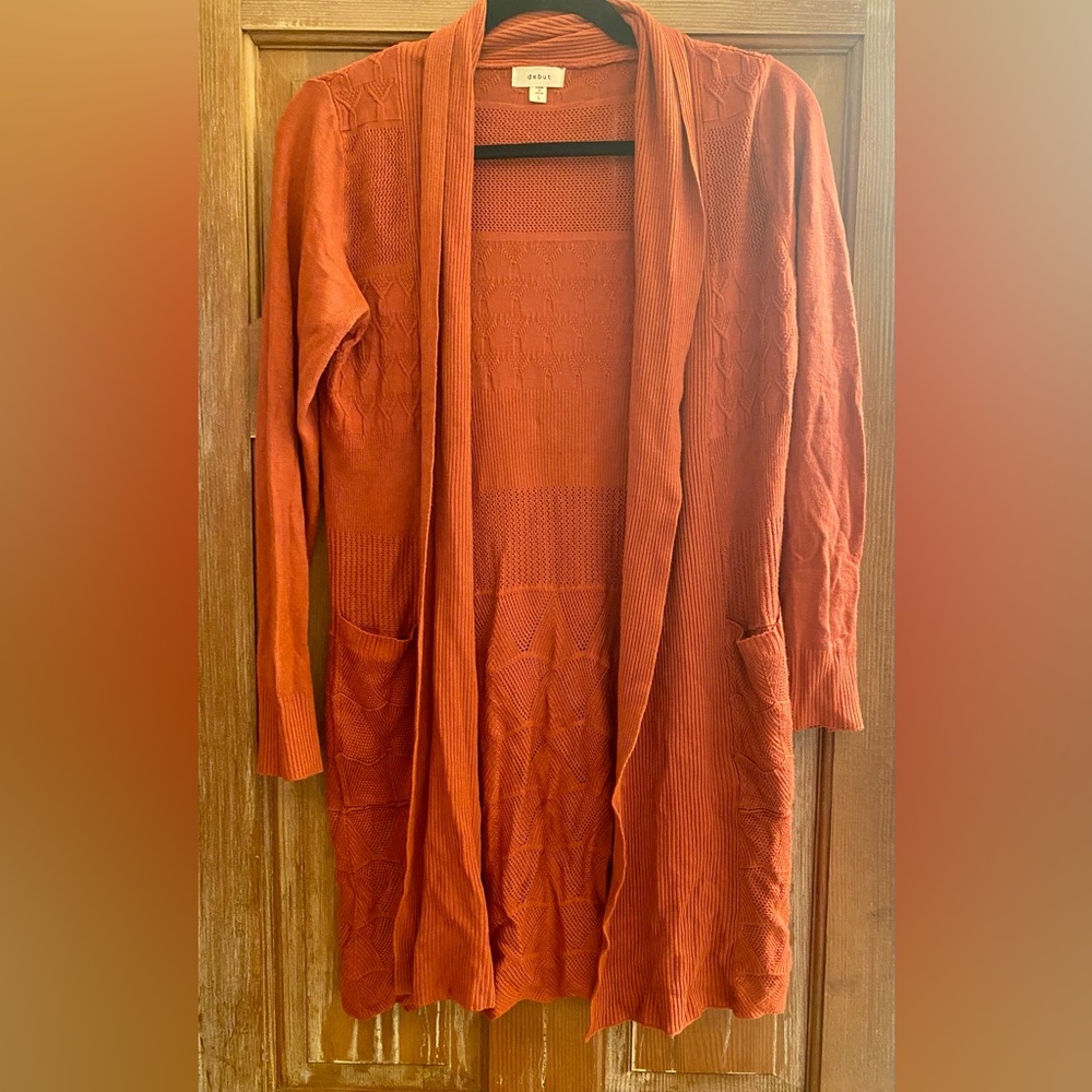 Rust Cardigan